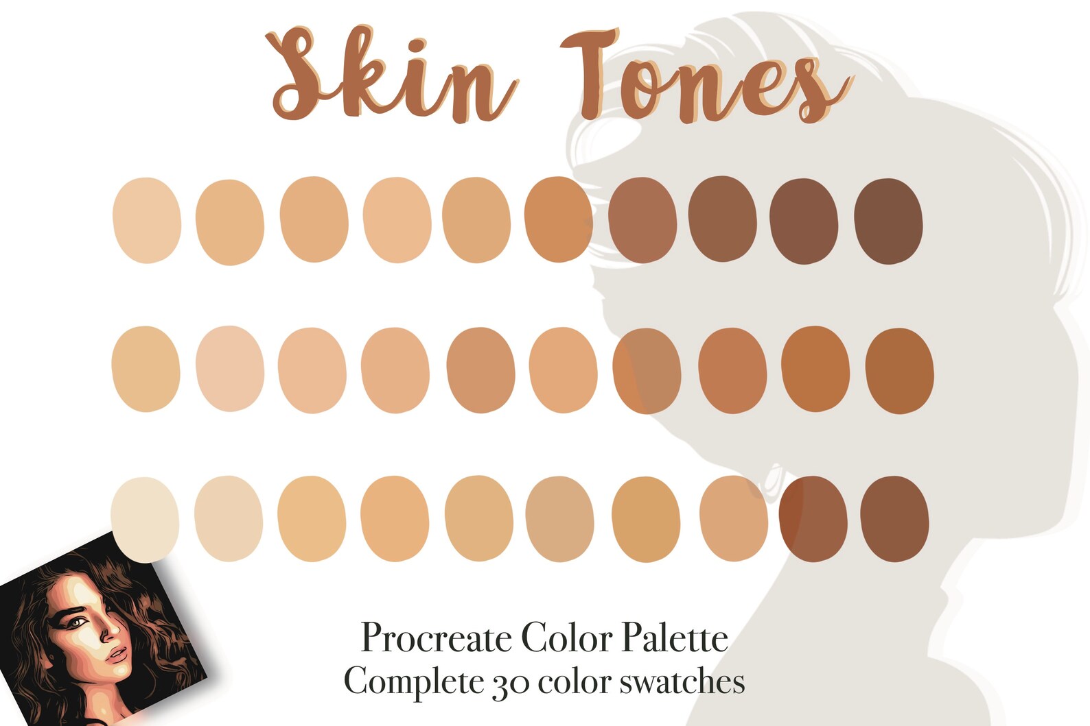 skin color palette procreate