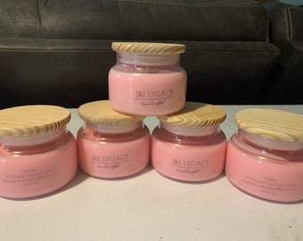 Pink Vanilla scented candles