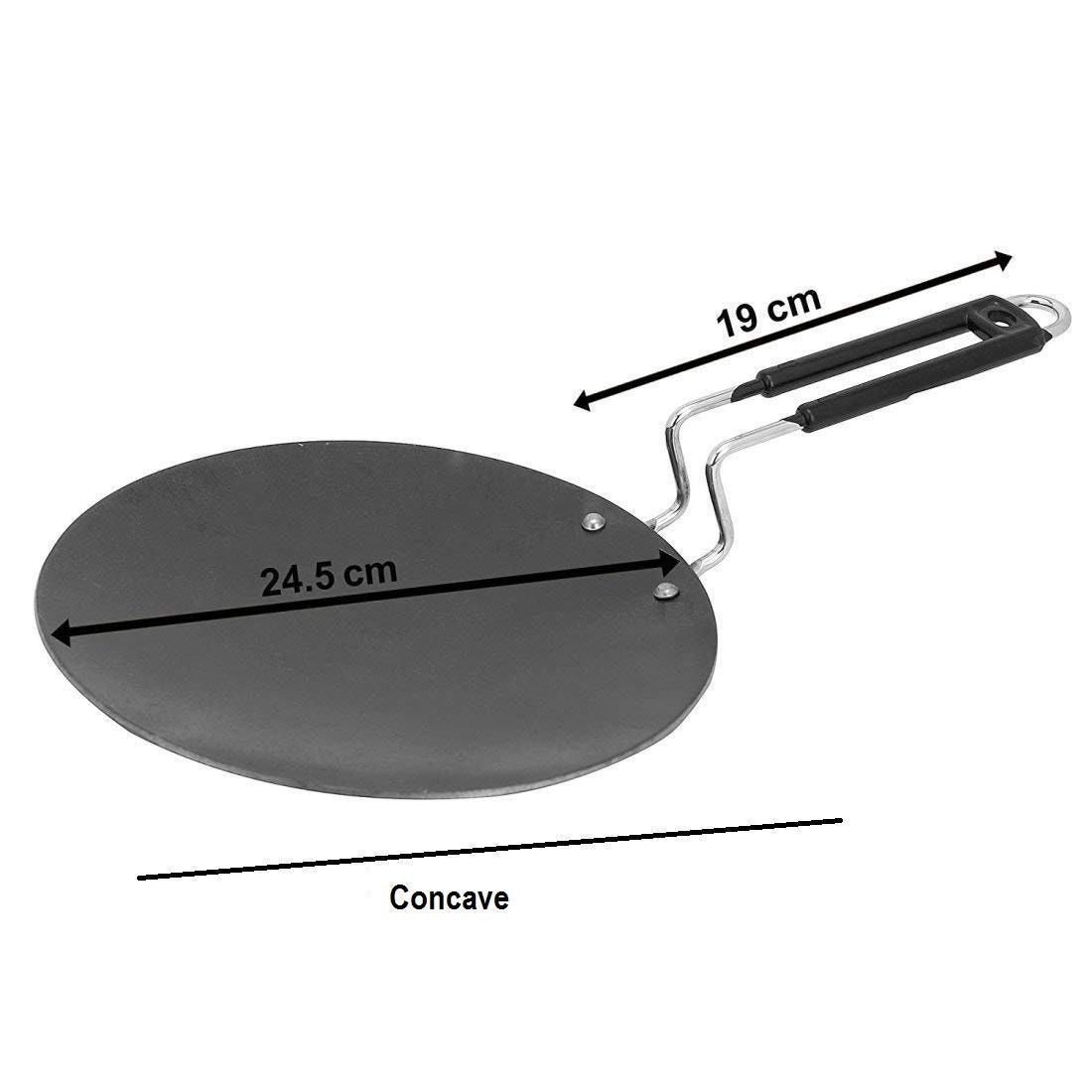 Schwarze Eisenroti Tawa mit schwarzer Eisen Tadka Pfanne mit | Etsy