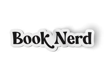 Book Nerd Stickers | Reading Gifts | Reading Specialist Sticker | Book Lover