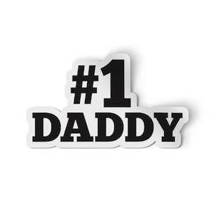 girldad sticker, #1 daddy sticker,  water bottle sticker, laptop sticker, dad stickers. Best dad gift Explore now!