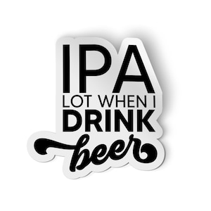 Beer Lover Sticker | I Love Beer | Waterproof Water Bottle Stickers