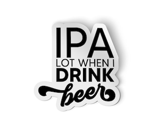Beer Lover Sticker | I Love Beer | Waterproof Water Bottle Stickers