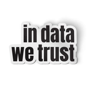 Data Scientist | Spreadsheet Sticker | Durable Decal