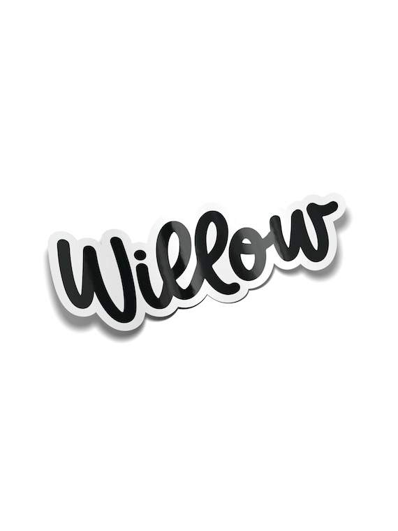 Custom Name Sticker | Glossy Laminated Vinyl | Waterproof | Sticker Sheet