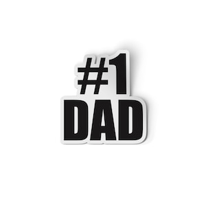 girldad sticker, #1 dad sticker,  water bottle sticker, laptop sticker, dad stickers. Best dad gift Explore now!