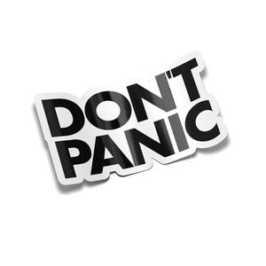 TDAH d'anxiété, ne paniquez pas Sticker | Autocollants drôles | Adhésif pour pare-chocs | Autocollants pour bouteilles d'eau | Sticker introverti