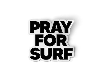 Surf Sticker | Water Bottle Decal | Skateboard Stickers