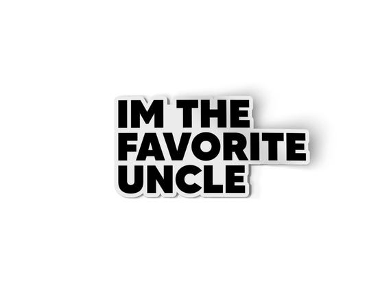 Best uncle sticker, Father's Day, best uncle ever, water bottle sticker, laptop sticker, car sticker. Best dad gift Explore now!