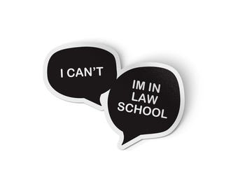 Law School Sticker | Water Proof Vinyl Decal