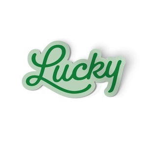 Sticker porte-bonheur | Bonne chance | Sticker motivant pour ordinateur portable | Autocollant imperméable