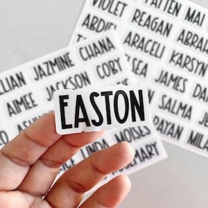Teacher Labels Daycare Labels | Desk Name Tags | Dishwasher Safe Labels | Waterproof Labels  | Customized Labels | Back to School