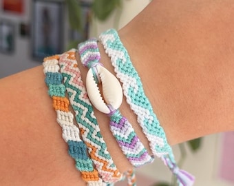 Beachy Cute Thread Bracelets WAVES Thread Friendship Embroidery Thread