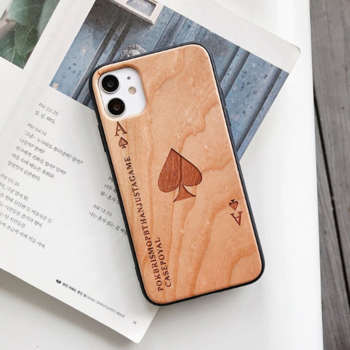 Custom Engraved Wood Phone Case Custom Engraved Wood Iphone Etsy
