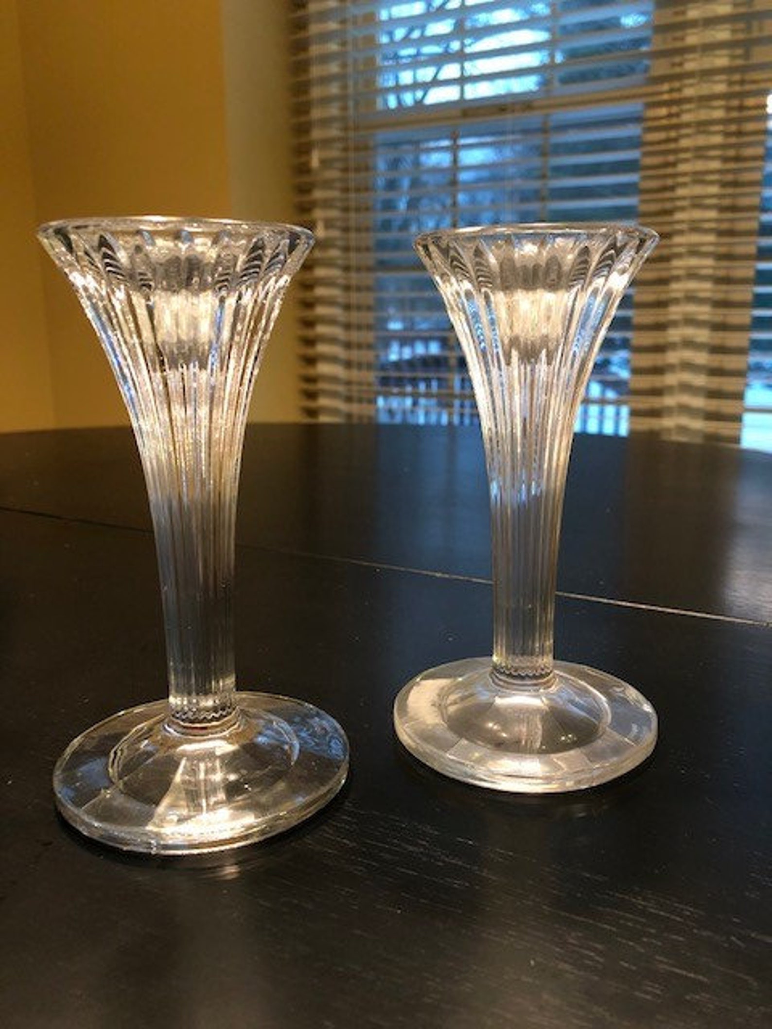Marquis by Waterford set of 2 crystal candlesticks Etsy