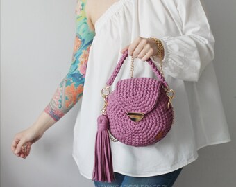 Crochet bag premium ,wedding, party, romance , elegant , ROUND
