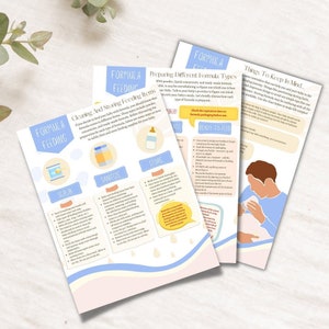 Dispensa educativa sull'alimentazione con formula PDF / In polvere, concentrato liquido, formula pronta all'uso, pulizia, sterilizzazione, conservazione, preparazione