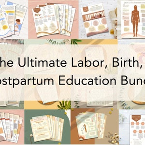 The Ultimate Labor Birth and Postpartum Education Bundle - Etsy