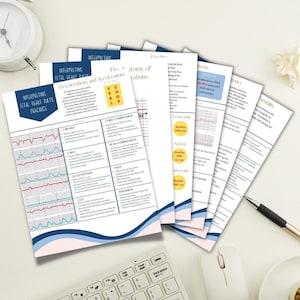 Geburt und Geburt Interpretation der fetalen Herzfrequenz: Die Grundlagen PDF | RN, Pflegeschülerin, Neue Krankenschwester, Studienführer, Spickzettel