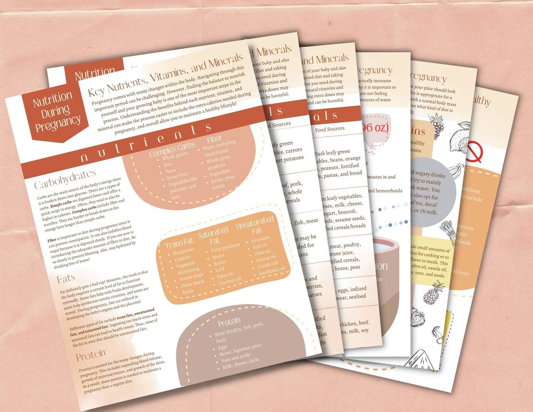 PREGNANCY NUTRITION HANDOUT PDF visual data 4