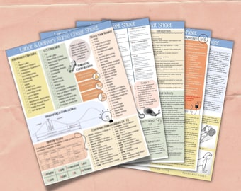 Labor and Delivery Nurse Cheat Sheet PRINTABLE PDF | New Graduate Nurse, Nursing Student, RN, Nurse Educator, Nurse Resident, Externship