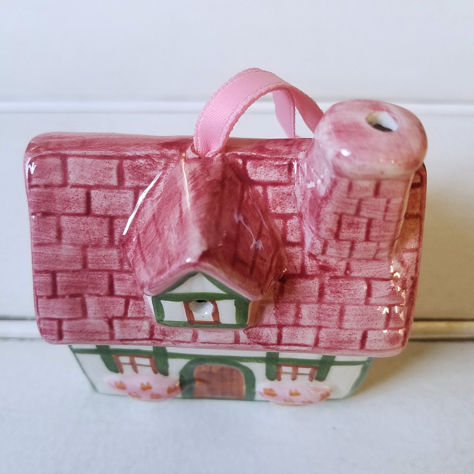 TAKAHASHI English Cottage Ceramic Potpourri Holder Pomander Etsy