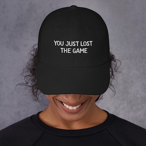 You Just Lost The Game Meme Hat – Funny Internet Throwback Cap | Classic Viral Joke | Unisex Dad Hat | Meme Gift