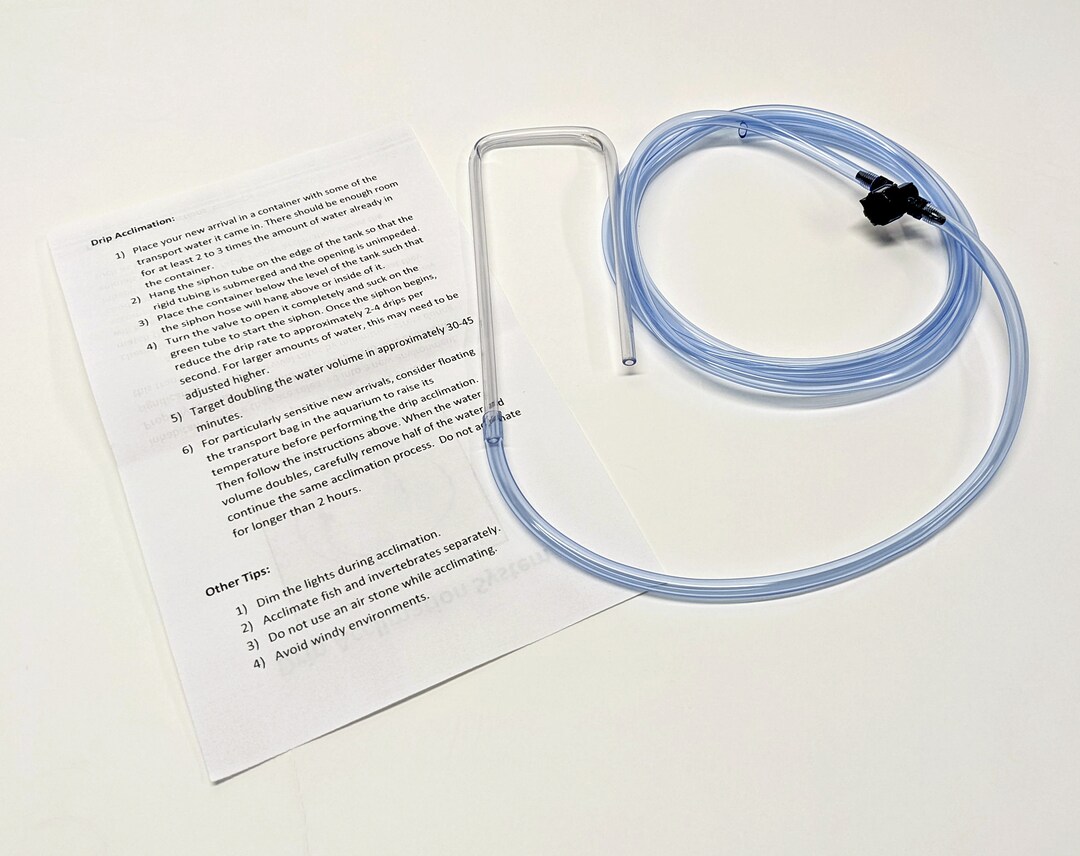 CPR Aquatic Aquarium Drip Acclimation Kit. for Freshwater & Etsy