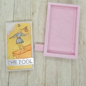 Tarot Card The Fool Major Arcana Wax Melt Snap Bar Mould Mold Melts