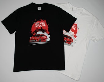 Drifting JDM Graphic Tee, Japanese Car Culture Shirt, Street Racing T-shirt, Gift for Car Lovers