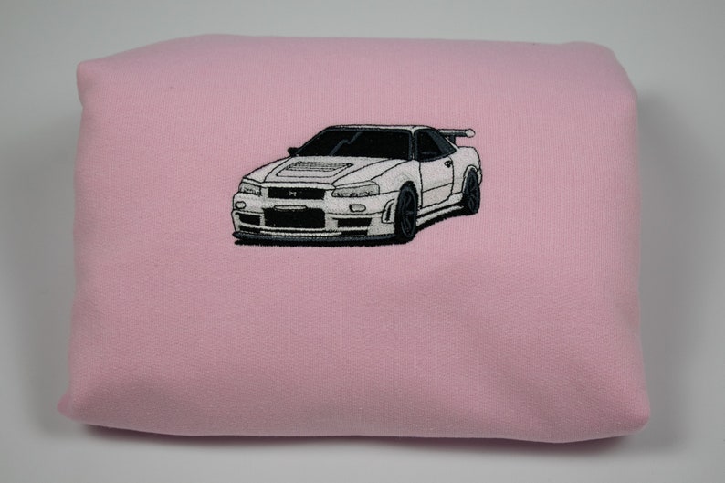 JDM Embroidered Hoodie GR Etsy