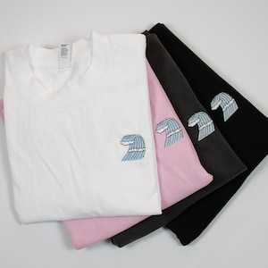 Wave Embroidered T-Shirt, Beach Tee, Ocean Lover Shirt, Summer Vibes Top, Surfer Gift