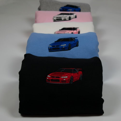 JDM Embroidered Hoodie SR Etsy