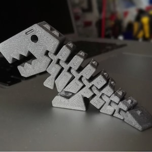 STL FILES: Flexi Rex with stronger links