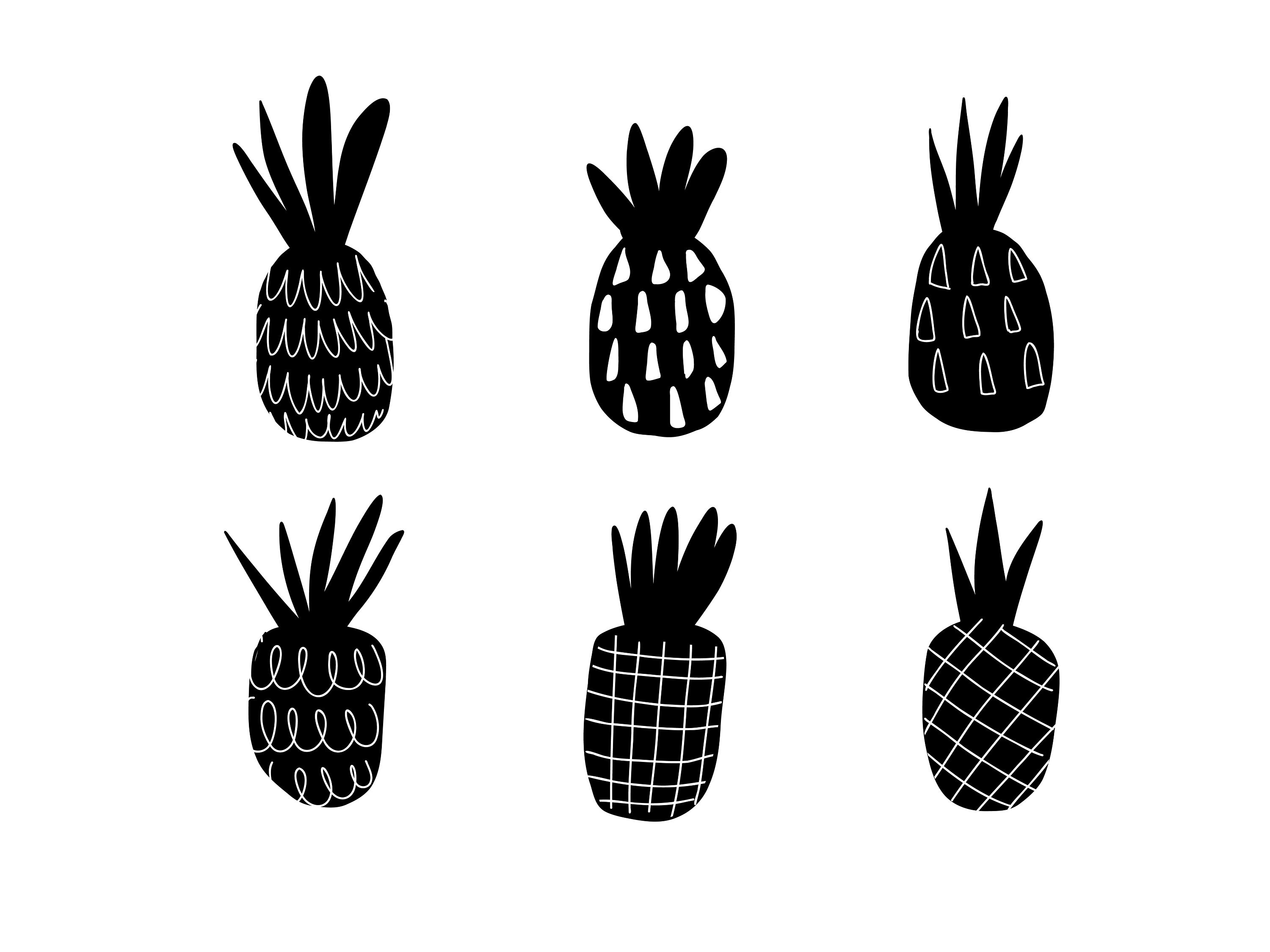 Pineapple SVG Pineapple cut file Pineapple Cricut Pineapple Etsy