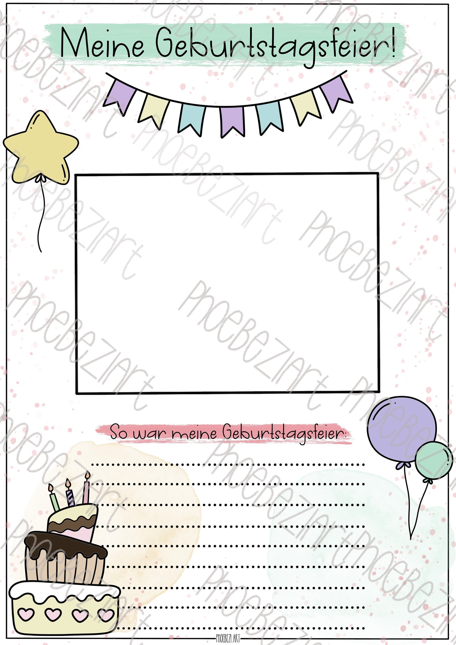 35 Portfolio Vorlagen zum Geburtstag - Etsy.de