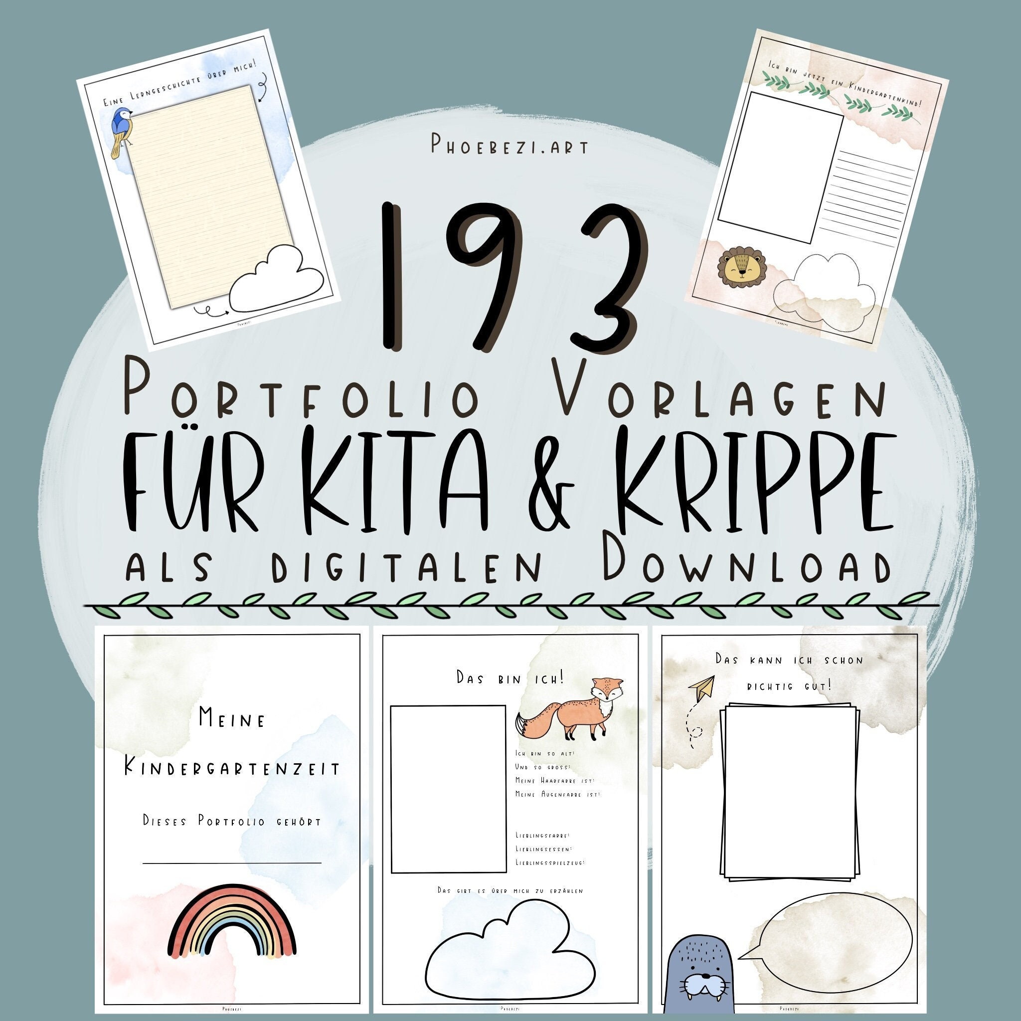 Portfolio im Kindergarten: Kreativität sichtbar machen – mit tollen Ausmalbildern!