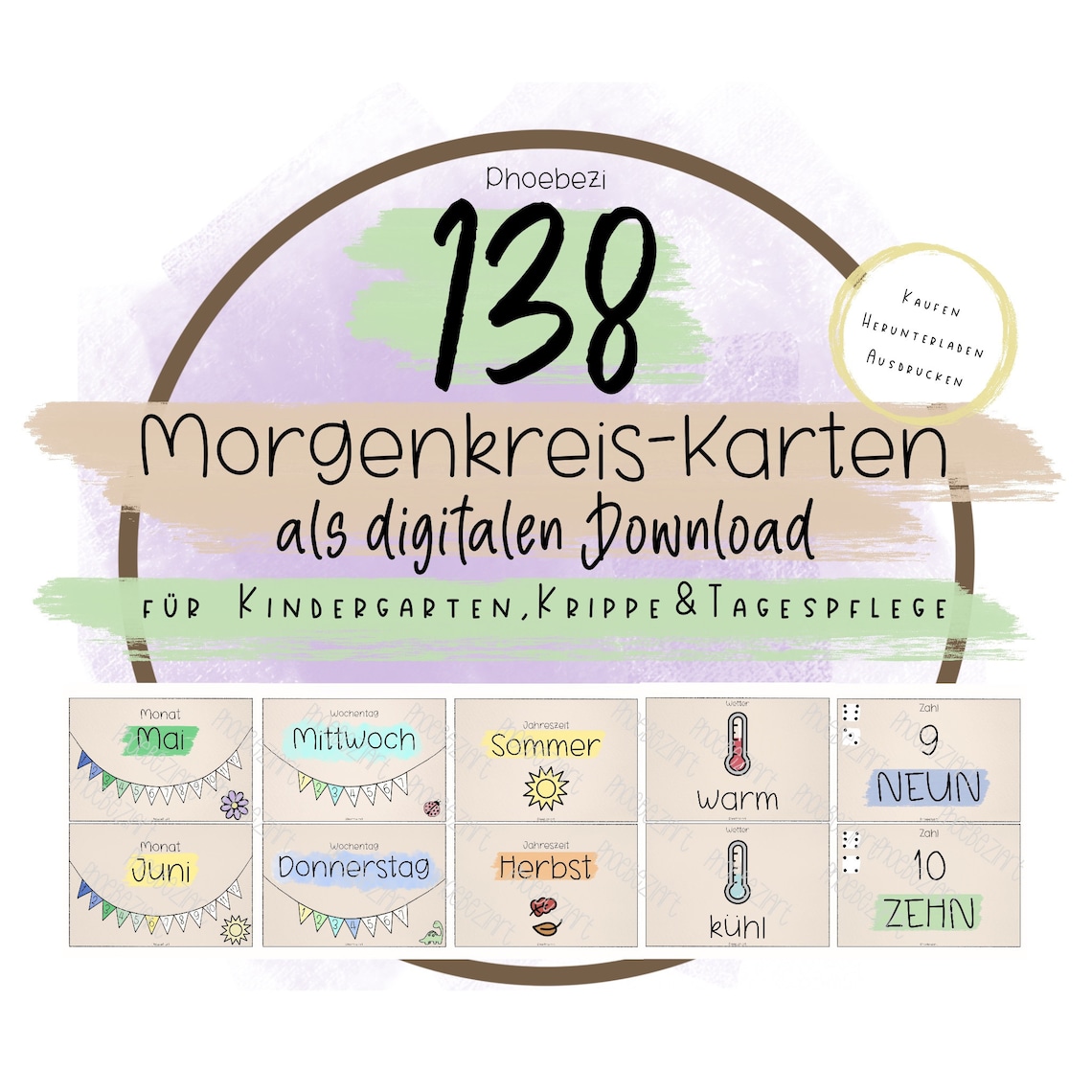 138 Morgenkreis-Karten für die Kita! - Etsy.de
