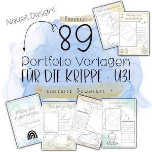 89 portfolio templates for the crèche - U3!