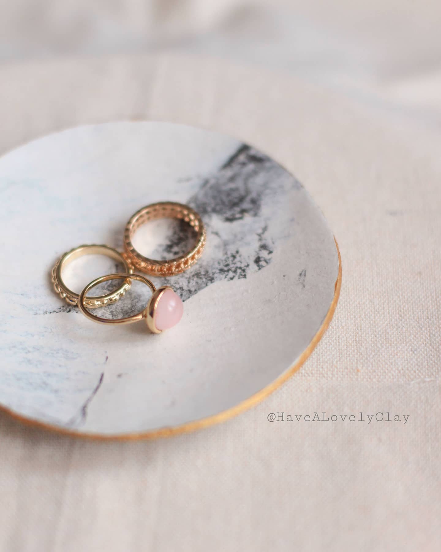 Coupelle Argile Effet Marbré