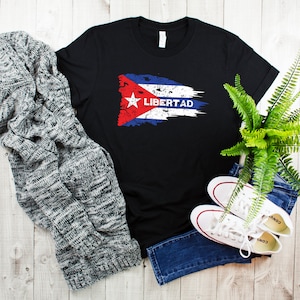 Libertad T-Shirt | Free Cuba | Patria Y Vida | SOS Cuba Tee | Viva Cuba Libre | Cuban | Cubanita | Cuba Gifts | Freedom Movement