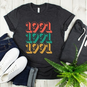 1991 Birthday Shirt | 30th Birthday Shirt | Vintage 1991 Shirt | 90s Birthday Shirt | Birthday Gift | 30th Birthday Party | Funny Bday Shirt