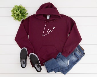 Leo Hoodie | Leo Sweatshirt | Leo Astrology | Leo Birthday Gift | Leo Star Sign | Zodiac Sign | Horoscope | Constellation | Gift for Friend