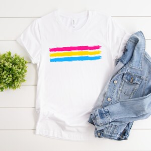 Pan Pride T-Shirt | Pansexual Flag Tee | Pansexual Pride T Shirt | Subtle Pride Shity | LGBTQ Pride Gift | Gender Blind TShir | Black Pride