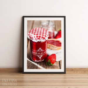 Erdbeermarmelade - Fotoposter