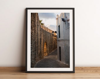 Medieval wall - Vejer de la Frontera - Poster Photography