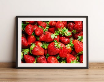 Strawberries - Photography Poster