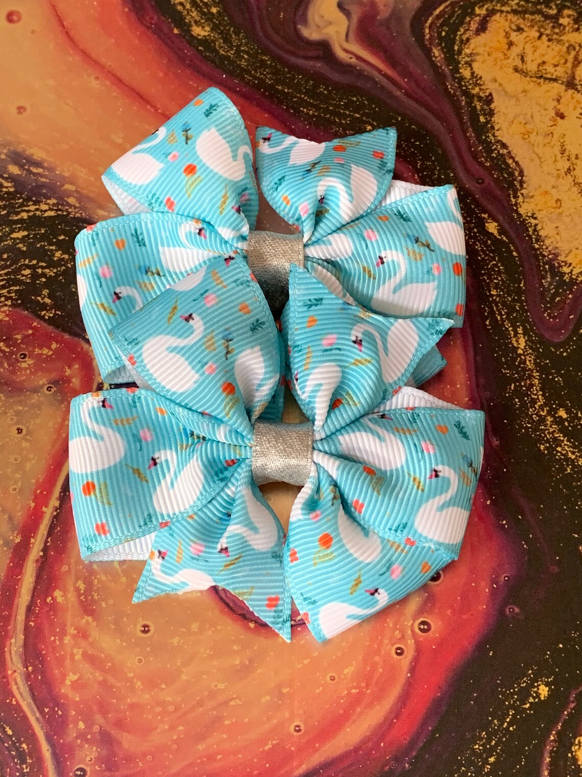 Girls Hair Bows Handmade Bobbles Baby Kids Children Hair Etsy