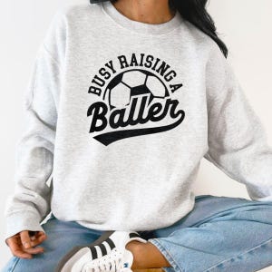 Busy Raising a Baller PNG SVG | Soccer Football | Sports Mom | Cricut | Print on Demand | Digital Download
