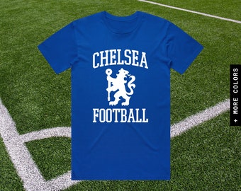 Chelsea Football 1990 Short Sleeve Shirt Top Jersey Summer T-Shirt Mens 